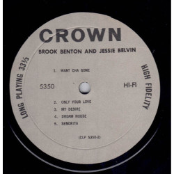 Brook Benton And Jessie Belvin