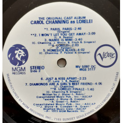 Lorelei: A Musical Comedy (The Original Cast Album)