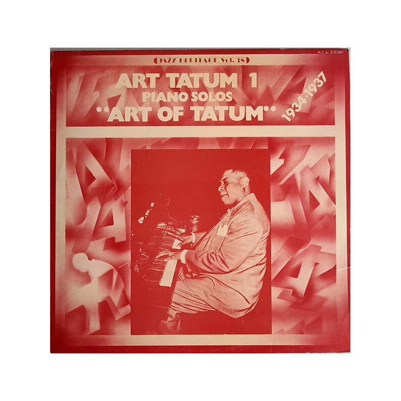 Art Tatum 1 Piano Solos "Art Of Tatum" 1934-1937