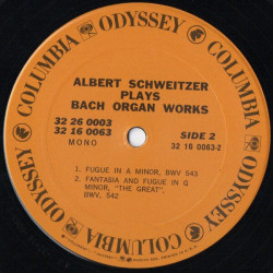 Schweitzer Plays Bach Organ Works