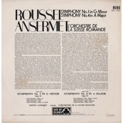 Symphony No.3 In G Major / Symphony No.4 In A Major