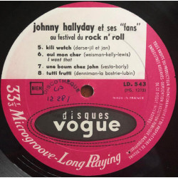 Johnny Hallyday Et Ses "Fans" Au Festival De Rock'N Roll