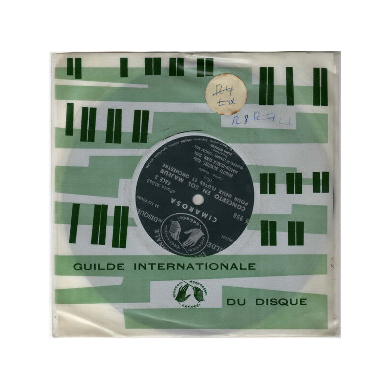 Concerto En Sol Majeur Pour Deux Flûtes Et Orchestre