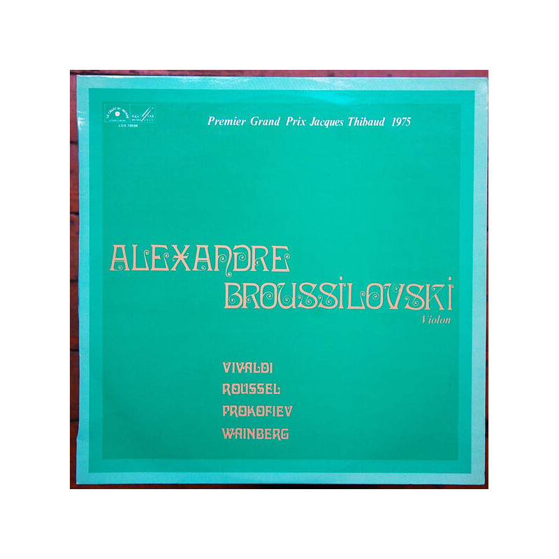 Vivaldi Roussel Prokofiev Wainberg