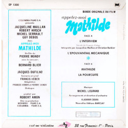 Appelez-Moi Mathilde (Bande Originale Du Film)