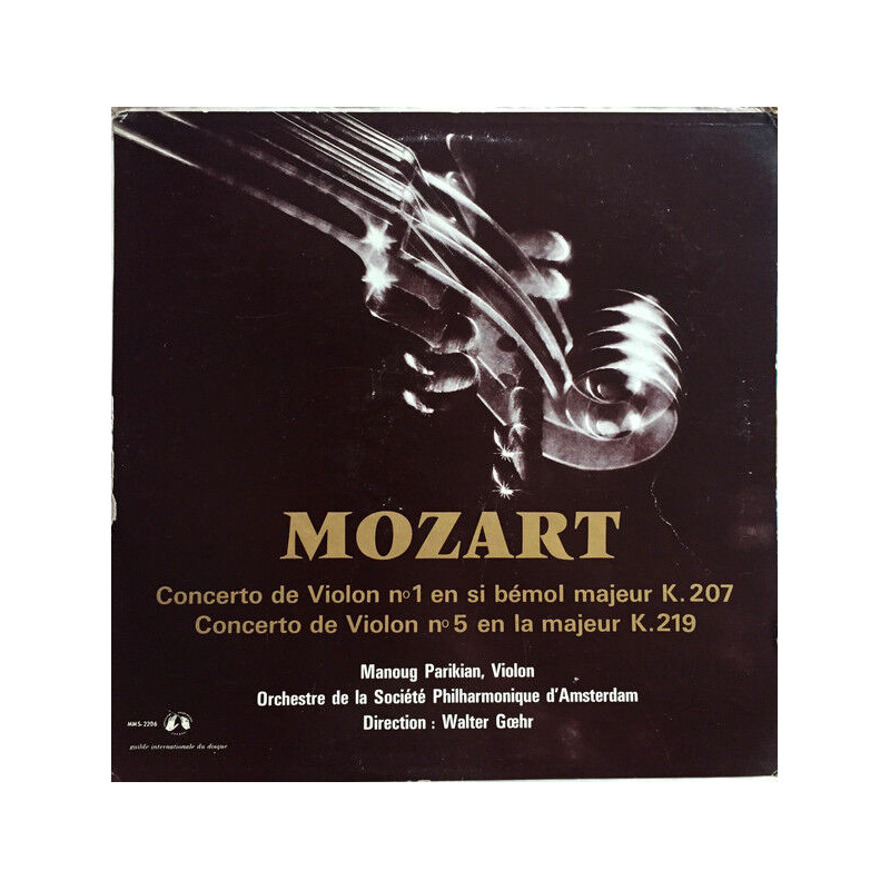 Concerto De Violon N°1 En Si Bémol Majeur K.207 Concerto De Violon...