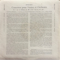 Concerto De Violon N°1 En Si Bémol Majeur K.207 Concerto De Violon...