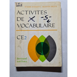 Activités de vocabulaire