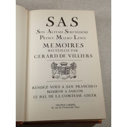 Memoires de Sas 2 son altesse sérénissime prince malko linge