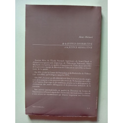 De la justice distributive à la justice resolutive