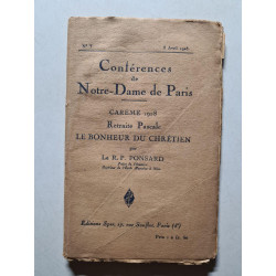 Conférences de Notre-Dame de Paris Carame 1928