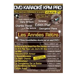 Karaoke Pro Vol.21 « les Années Rétro » - Neuf sous blister