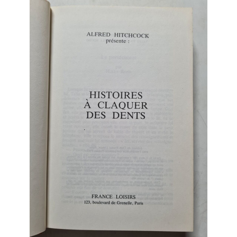 Histoires à claquer des dents