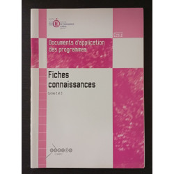 Fiches connaissances cycles 2 et 3