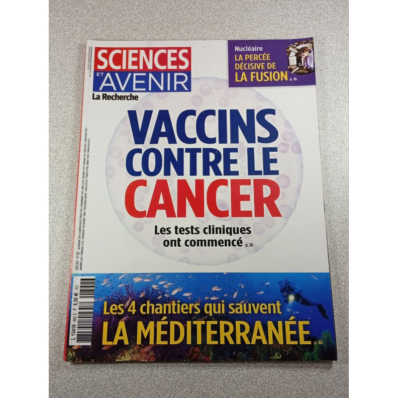 Sciences et Avenir n°892S Vaccins contre le cancer