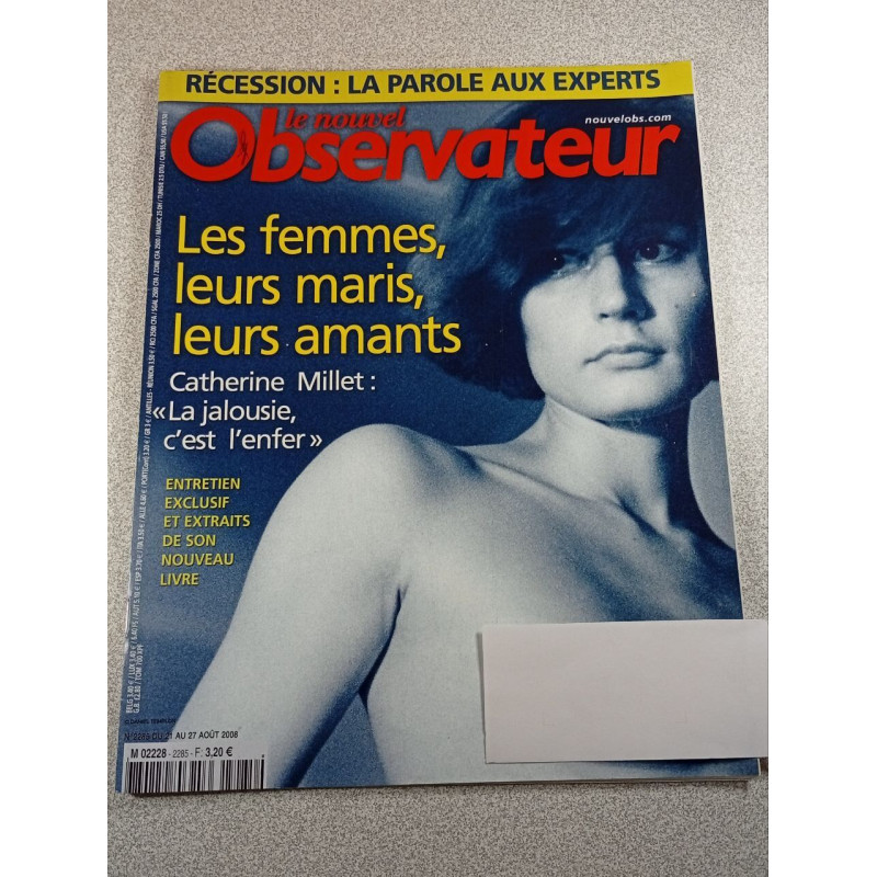Le nouvel Observateur n°2285 Les femmes leurs maris leurs amants