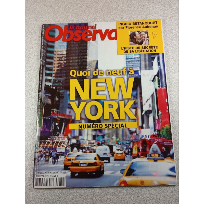 Le nouvel Observateur n°2279 Quoi de neuf à New York