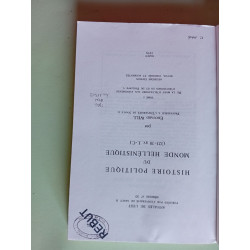 Histoire politique du monde hellénistique 323-30 av JC tome 1 : De...
