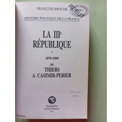 La IIIe République 1870-1895: de Thiers à Casimir-Perier (1)