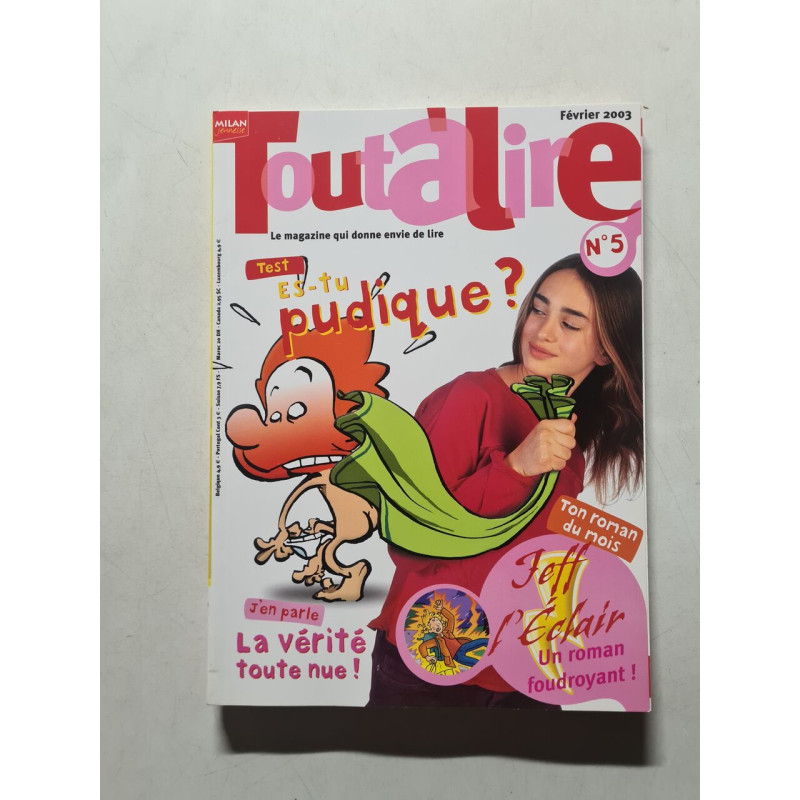 Toutalire test es-tu pudique? nº 5 - 2003
