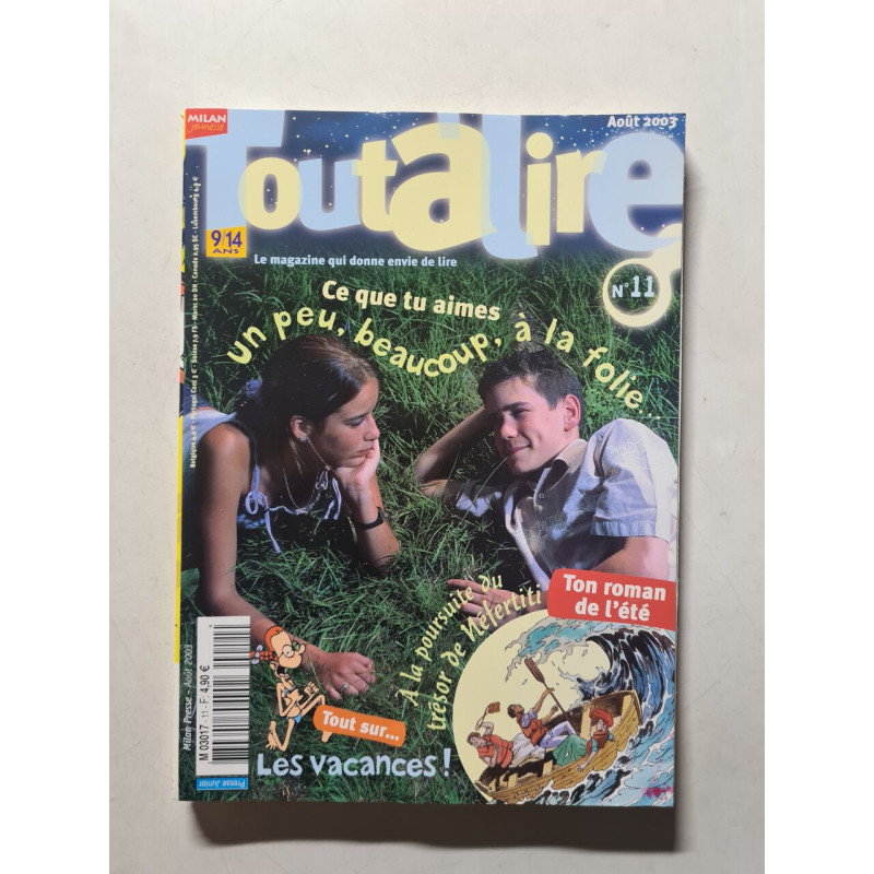 Toutaire ce que tu aimes un peu beaucoup a la folie nº 11 - 2003