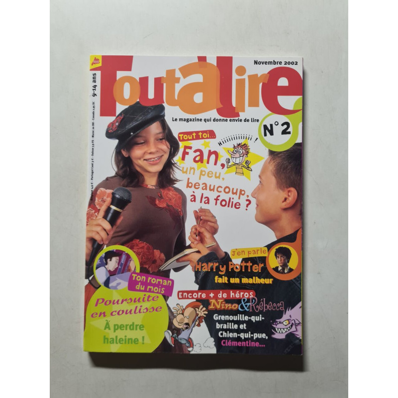 Toutalire tout toi... fan un peu beaucoup a la folie? nº 2 - 2002