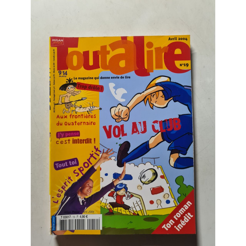 Toutalire vol au club nº 19 - 2004