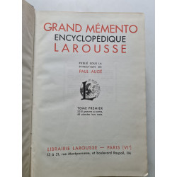 Grand Mémento Encyclopédique Larousse