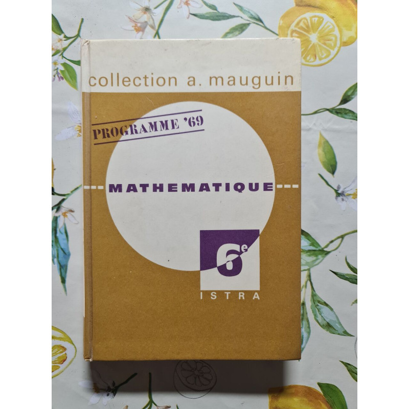 Mathématique programme 69 6e instra
