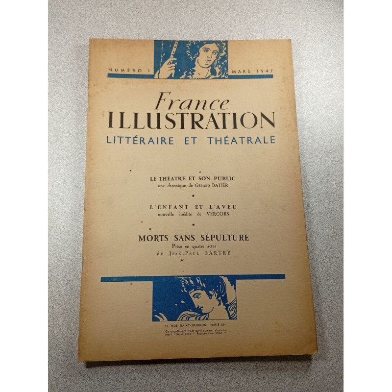 France Illustration Littéraire et Théâtrale numéro 1