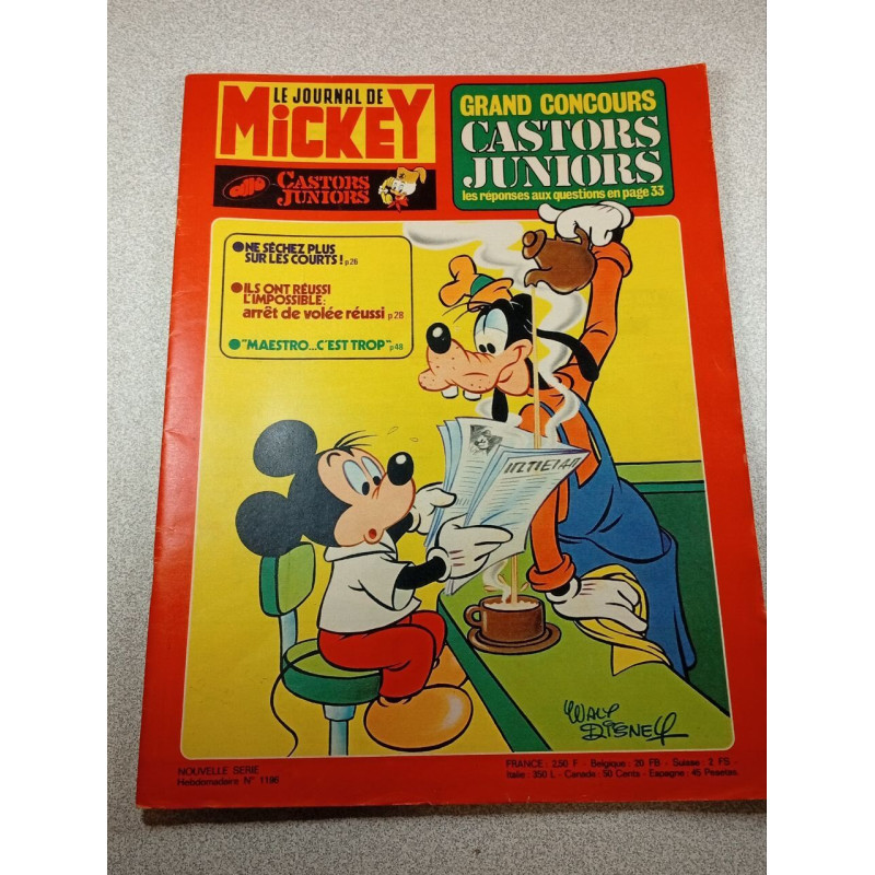 Le Journal de Mickey n°1196