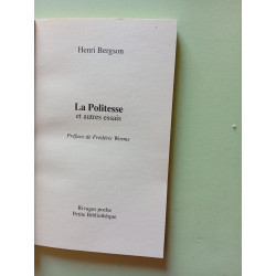 La Politesse : Et autres essais