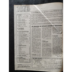 Confidences Mon Journal nº 1075