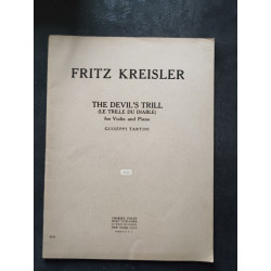 The Devil's Trill (Le Trille du Diable) for Violin and Piano