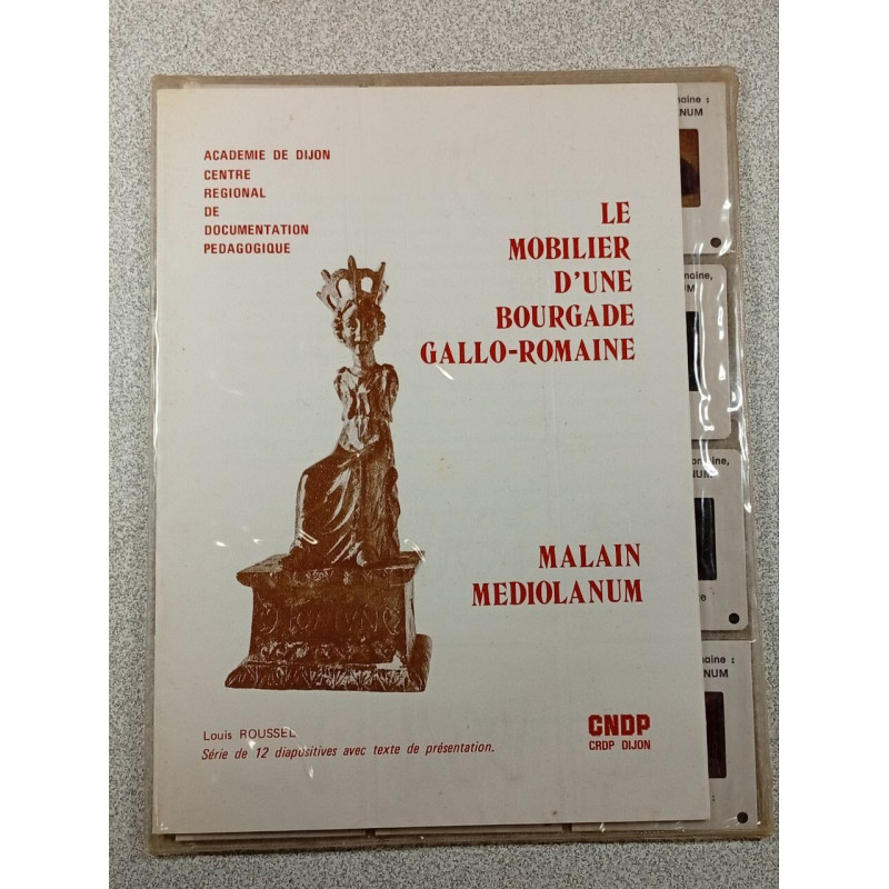 Le mobilier d'une bourgade gallo-romaine : Malain Mediolanum