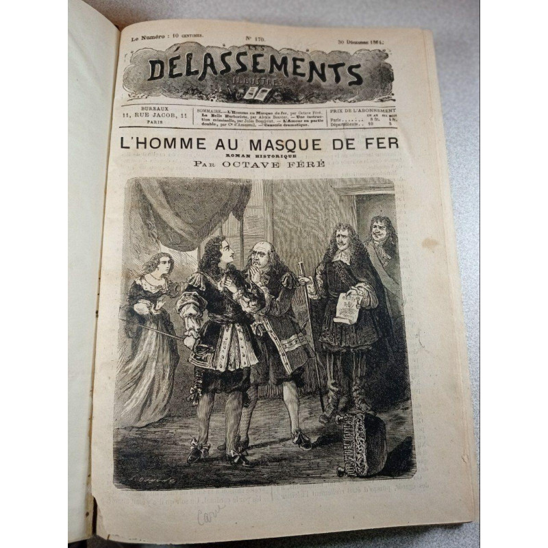 Délassements illustrés n°170 - L'homme au masque de fer
