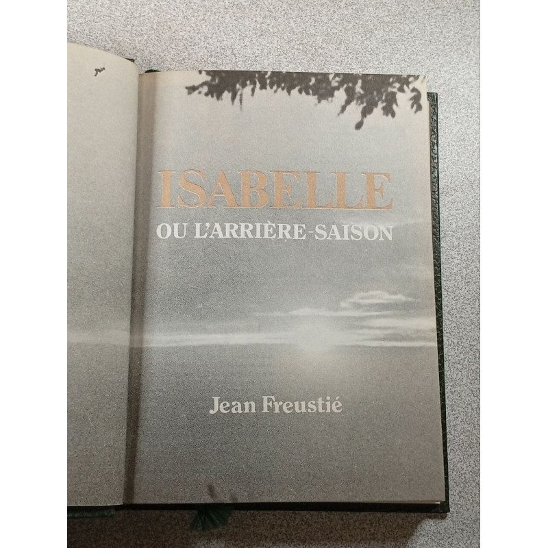 Isabelle ou l'arrière-saison