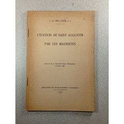 L'édition de Saint Augustin par les Mauristes