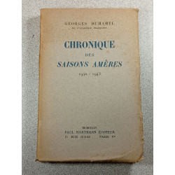Chronique des saisons amères 1940-1943