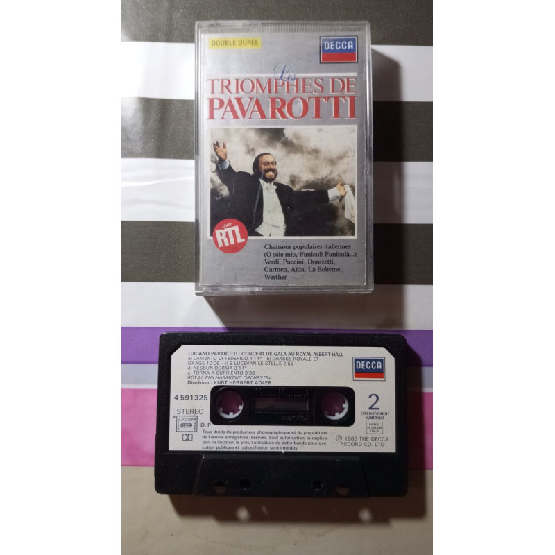 K7 Audio - Les Triomphes de Pavarotti