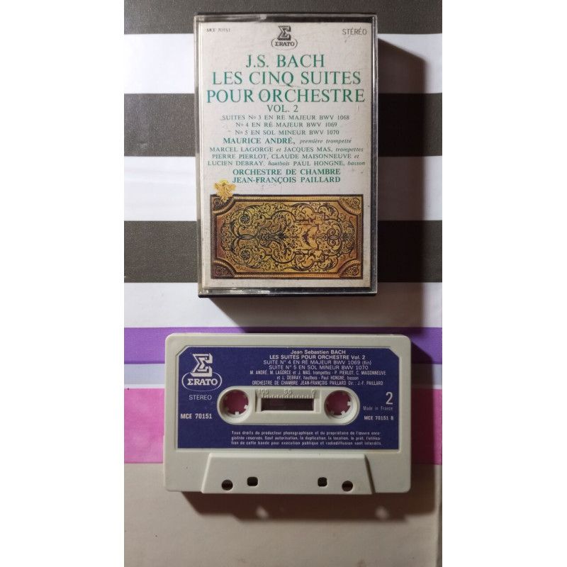 K7 Audio - Les cinq suites pour orchestre Vol. 2