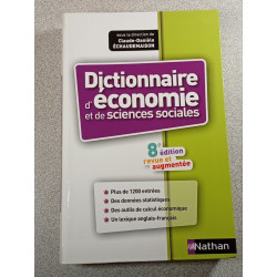 Dictionnaire d'économie et de sciences sociales 8e édition