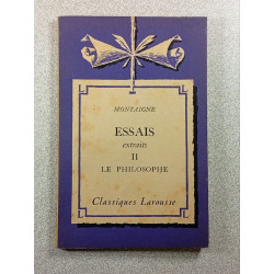 Essais extraits II : Le philosophe