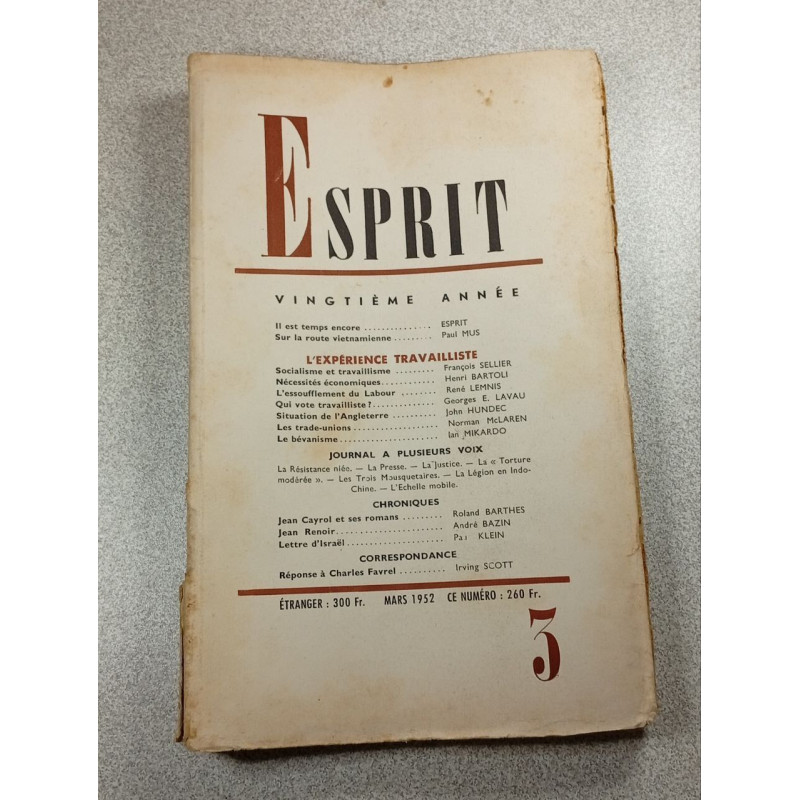 Esprit vingtième année - 3