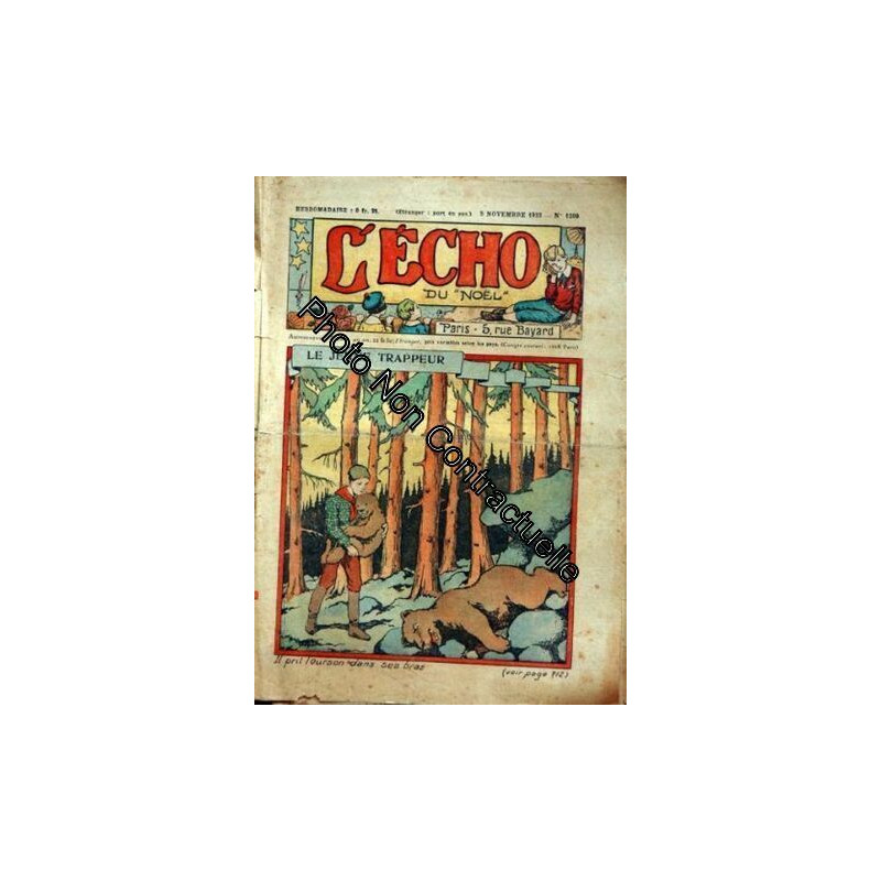 ECHO DU NOEL [No 1209] du 05/11/1933 - LE JEUNE TRAPPEUR