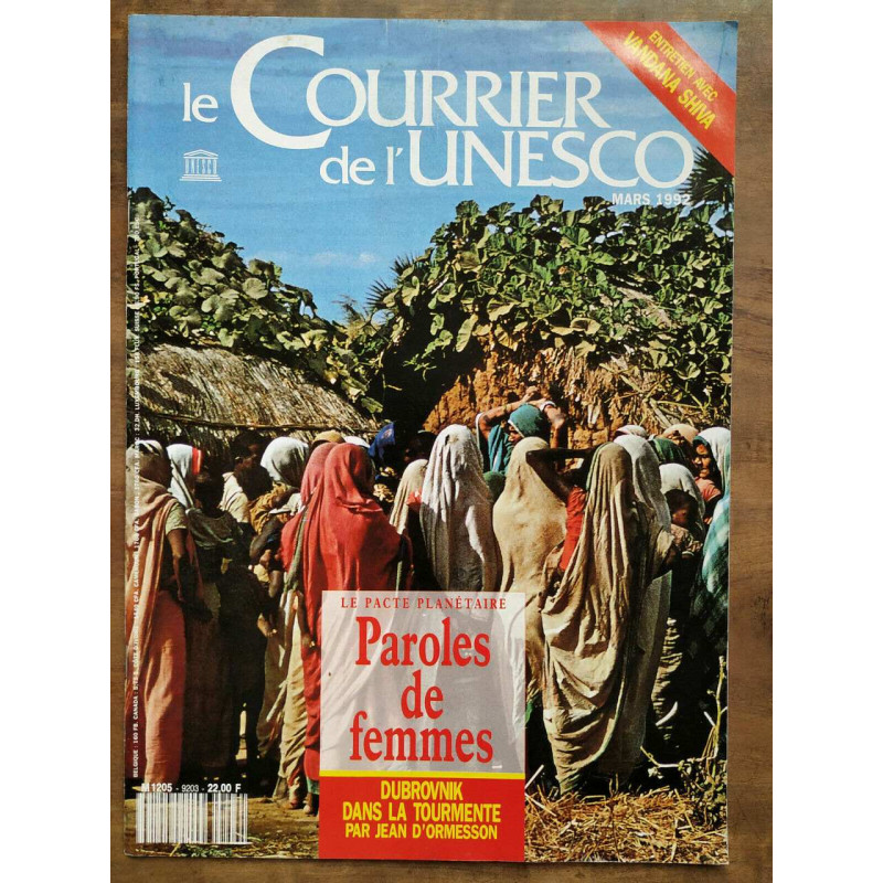 Le courrier de l'Unesco n9203 Mars 1992