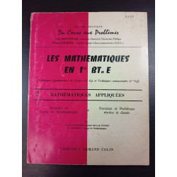 Les mathématiques en 1ère BTn E