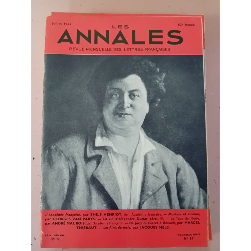 Revue Les annales des lettres françaises N° 57