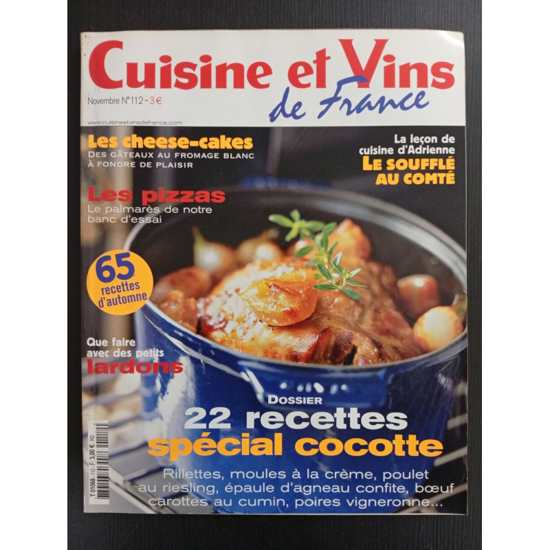 Revue Cuisine et Vins de France N° 112