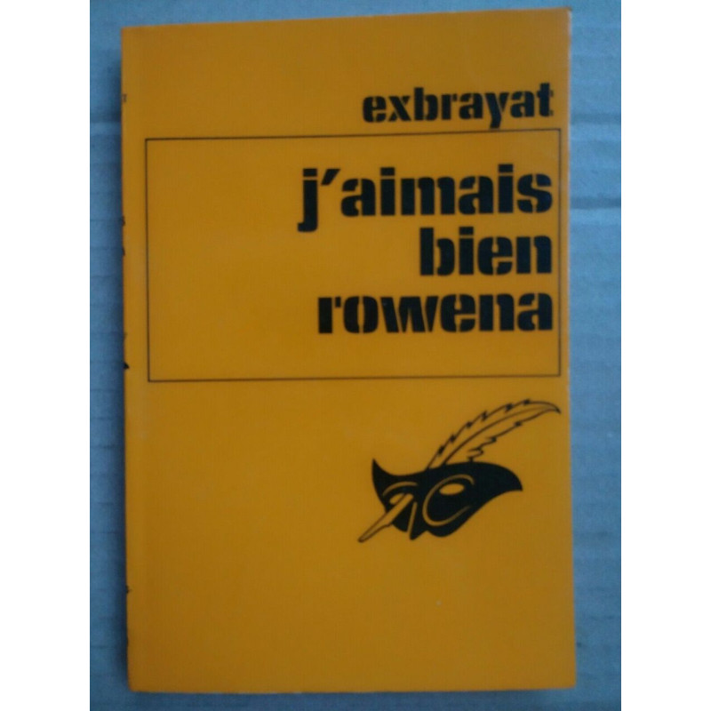 Exbrayat J'amais bien rowena Le masque 1974